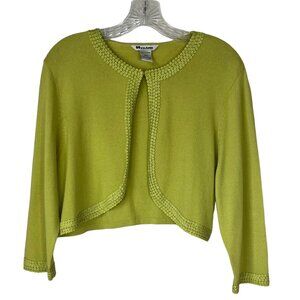 Nygard Collection Silk Blend Cardigan Size LP Large Petite New